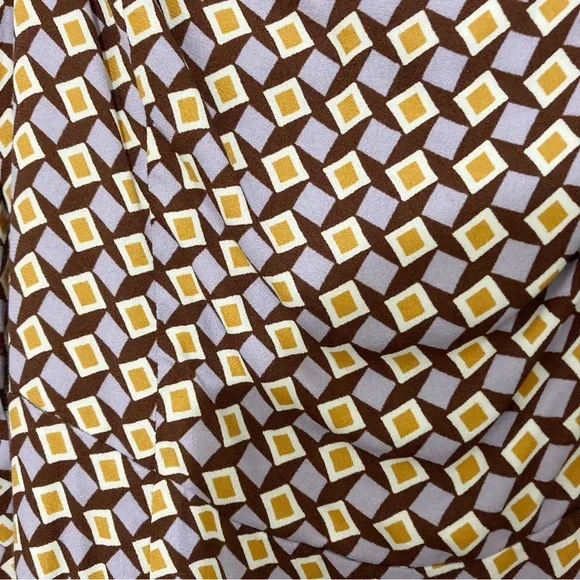 Reformation Hilda Midi Long Sleeve Dress Plaza Print Size 8 NWT - Picture 7 of 16